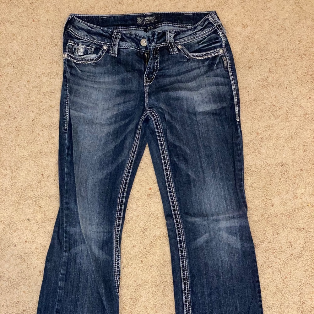Silver jeans